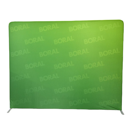 8 ft Media Wall Green